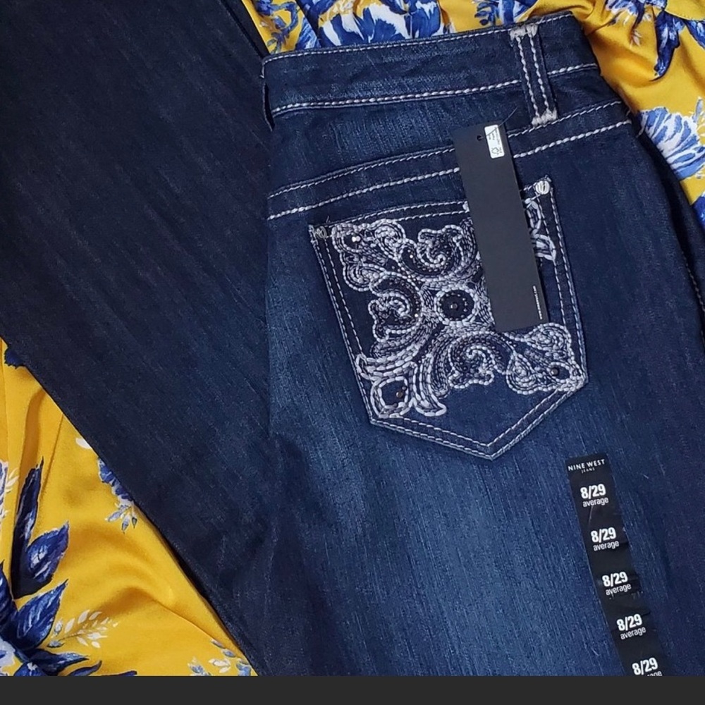 Nine West 29/8 dark wash NWT jeans